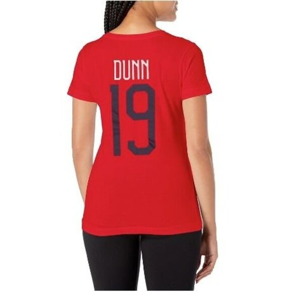 USA Soccer National Team Crystal Dunn #19 Girls Short Sleeve Shirt - Size L - Picture 3 of 7